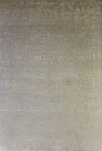 Design-Teppich modern, Wolle mit Bambusseide